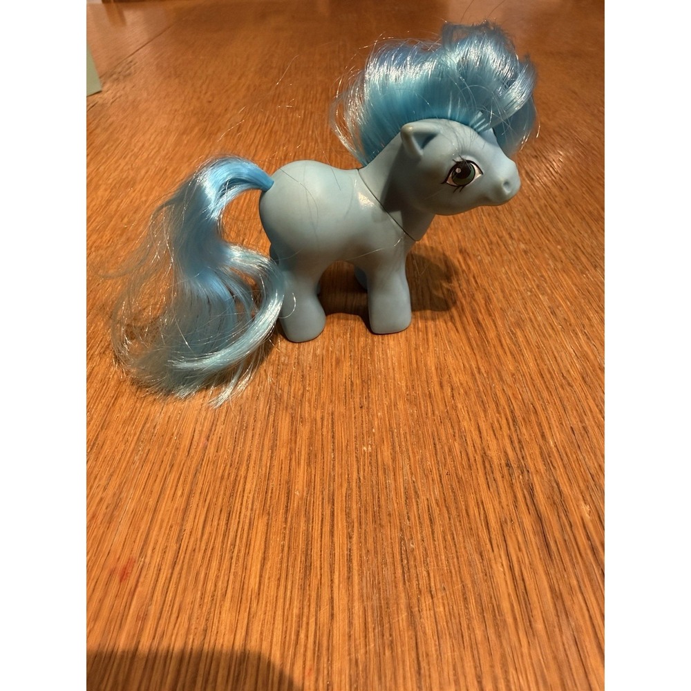 Vintage My Little Pony G1 Blue Pony‎ Hasbro Made in Hong Kong No Symbol
